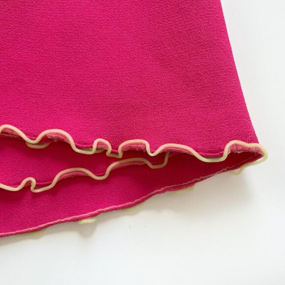 proenza schouler fluted one shoulder cut-out stretch knit midi dress - Picture 6 of 12